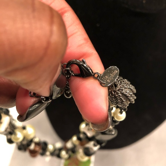 Lia Sophia ‘Vixen’ Multi Strand Beaded Necklace - Picture 12 of 12